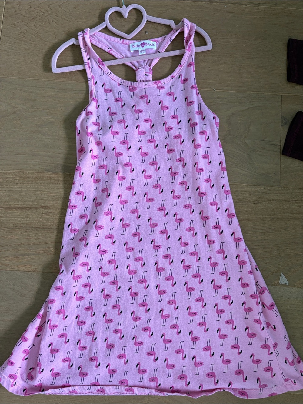 Pink Flamingo Girls Sundress